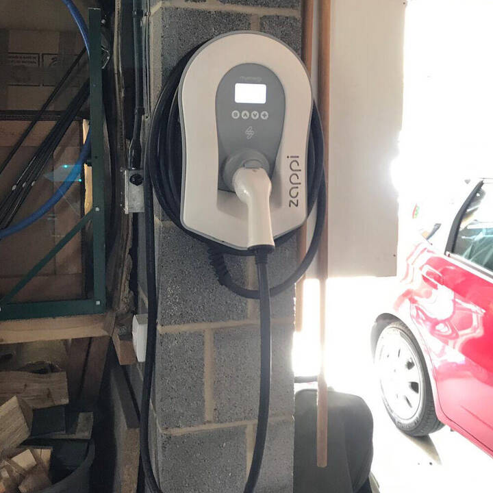 Electric vehicle charger installation