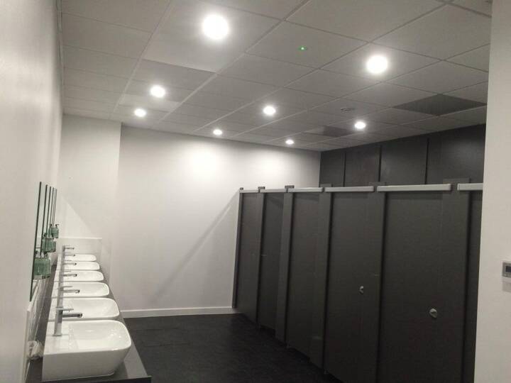 Flush ceiling LED panels