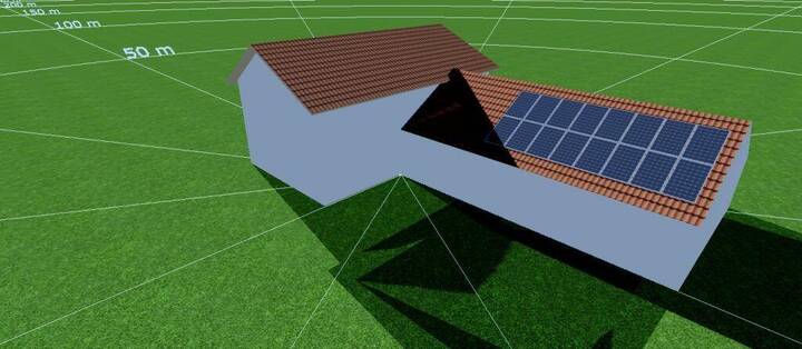 System design and roof shading study