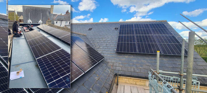 Solar panel installations